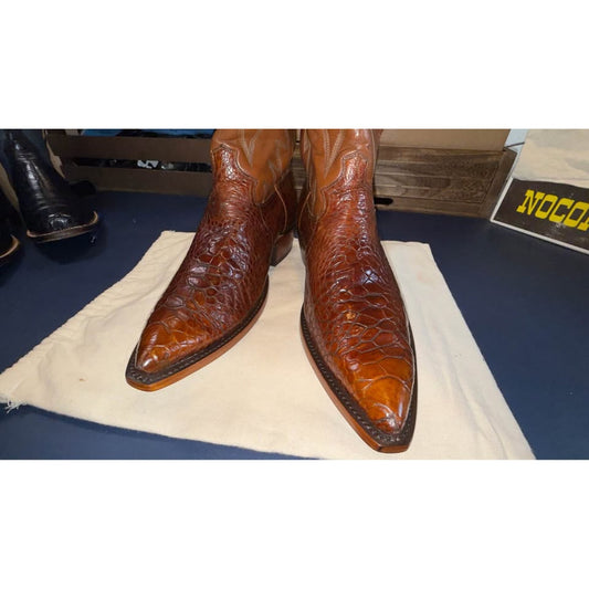 Justin Pre-Ban Sea Turtle Boots | Collector Grade | Size 10.5D | New Soles