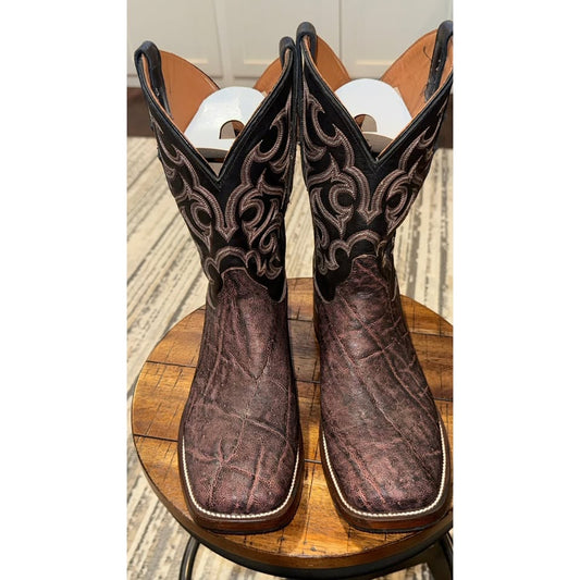 Exotic Safari Elephant Boots- Handmade - 10.5