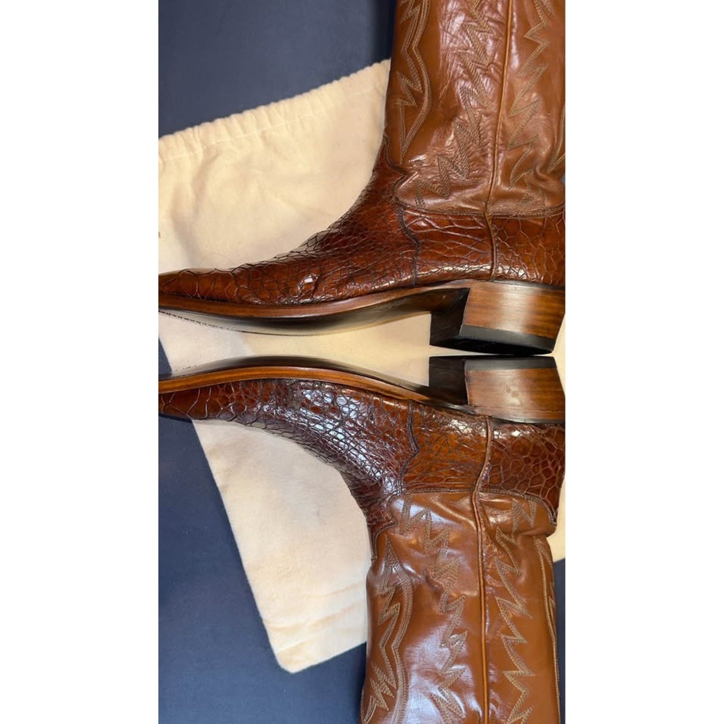 Justin Pre-Ban Sea Turtle Boots | Collector Grade | Size 10.5D | New Soles