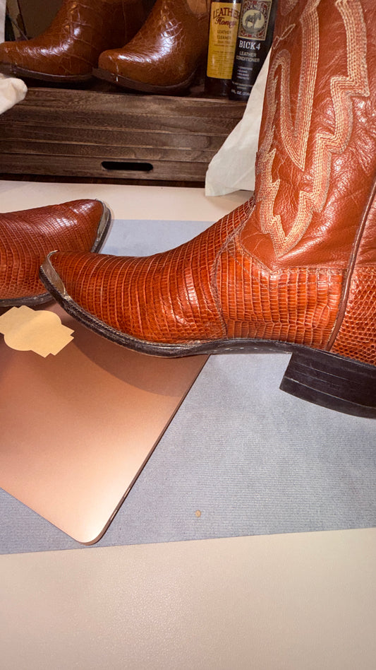 Vintage Panhandle Slim Lizard Boots-11.5
