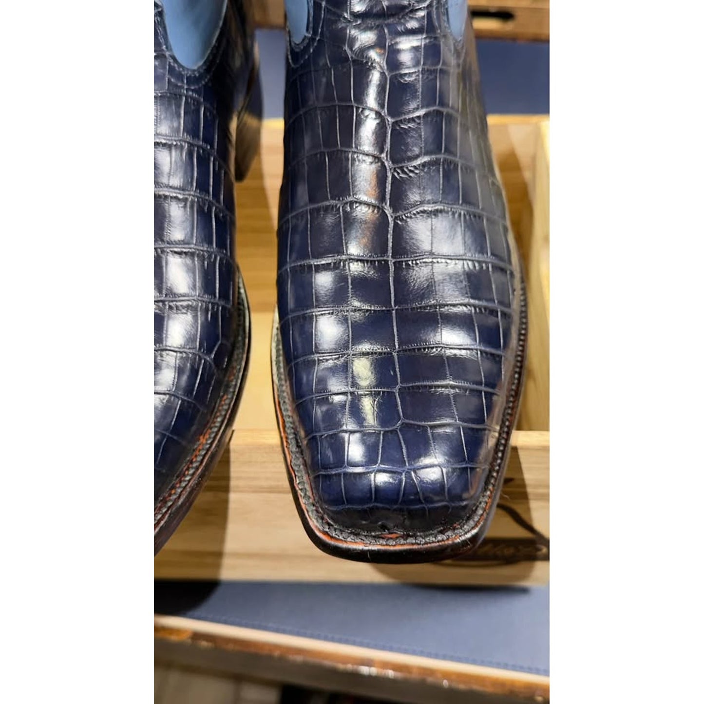 Collector-Grade Custom Handmade Nile Crocodile Boots – Size 11.5