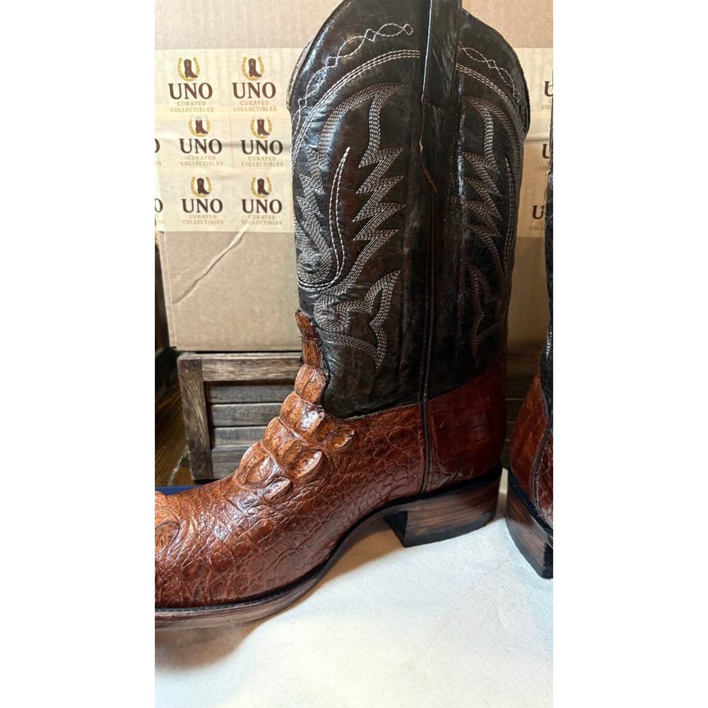 🔥Vintage Crocodile Boots – 11.5D Premium Exotic – Great Condition! 🔥