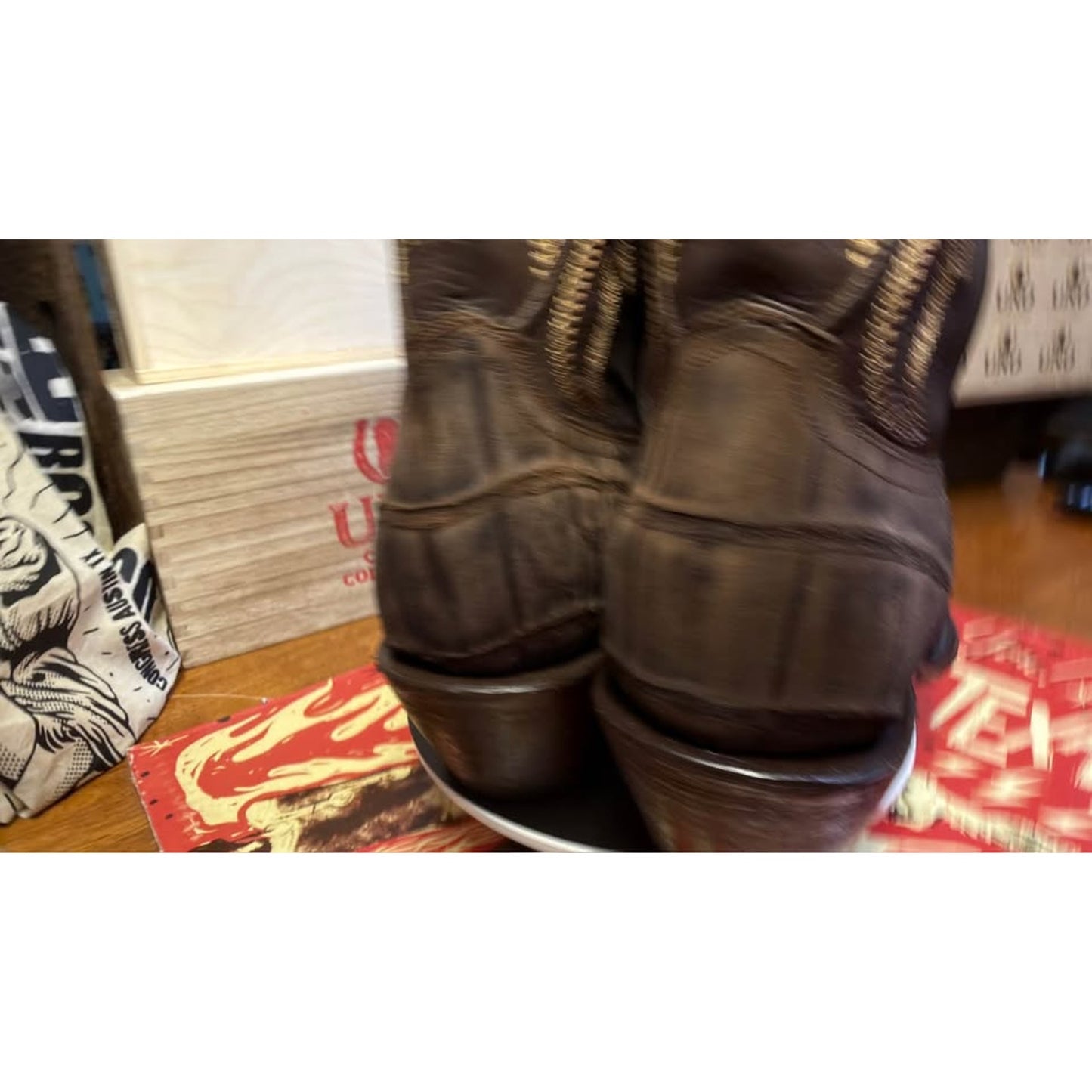 🐊TEXAS COUNTRY “CUTTER CAB” SUEDED ALLIGATOR TAIL BOOTS — DARK CHOCOLATE | SIZE 11 | BRAND NEW