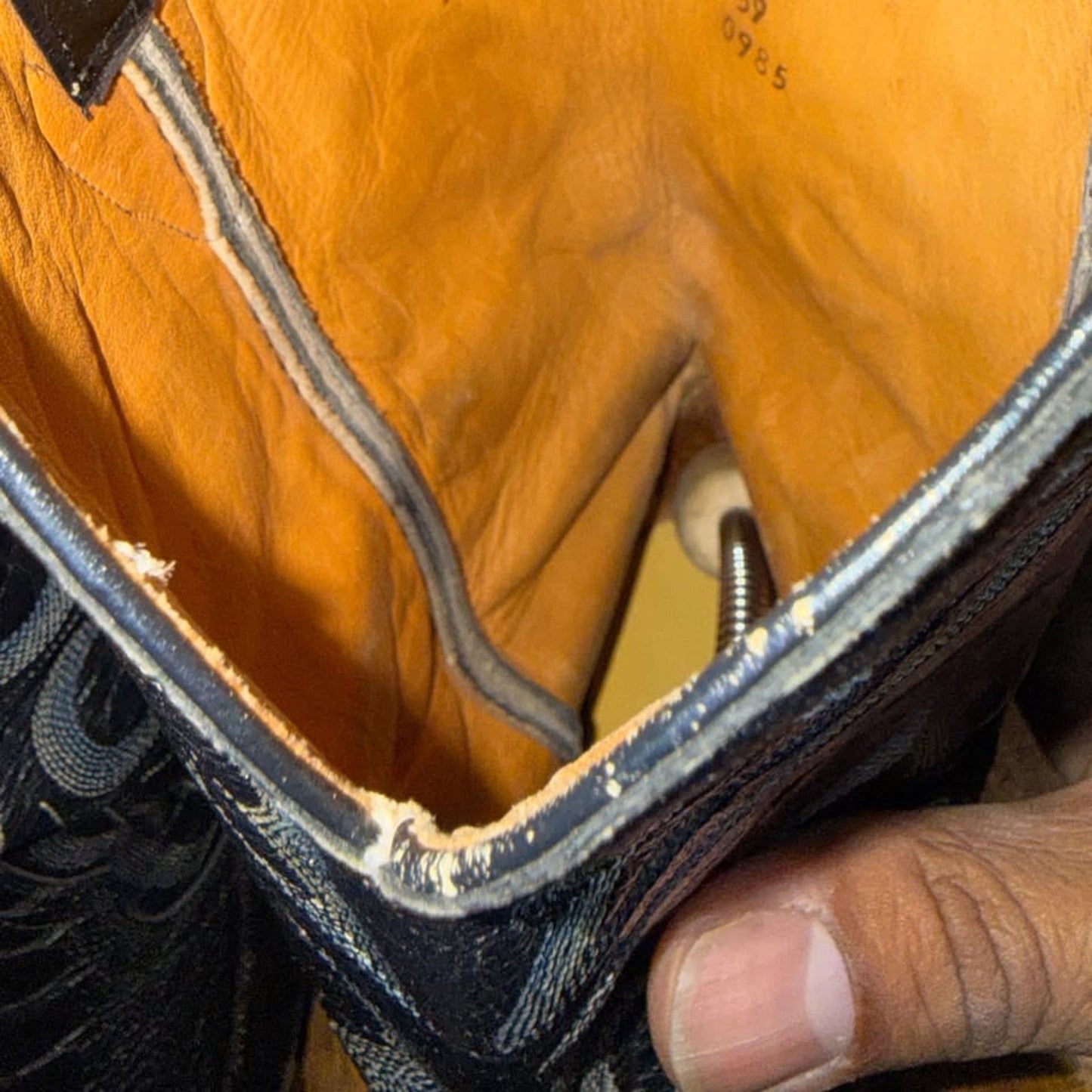 Ostrich Leg Boots-El Dorado-12D