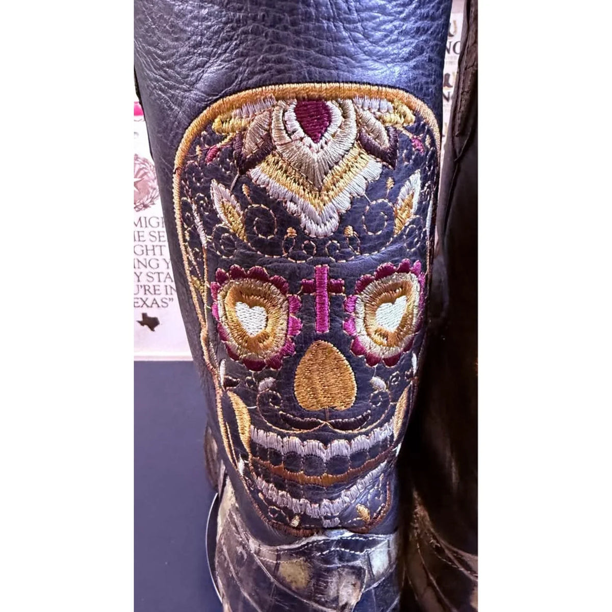 🐊Natural American Alligator Tail Boots – Size 12D 🐊I - Image 3
