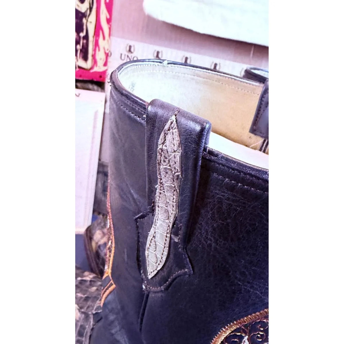 🐊Natural American Alligator Tail Boots – Size 12D 🐊I - Image 4