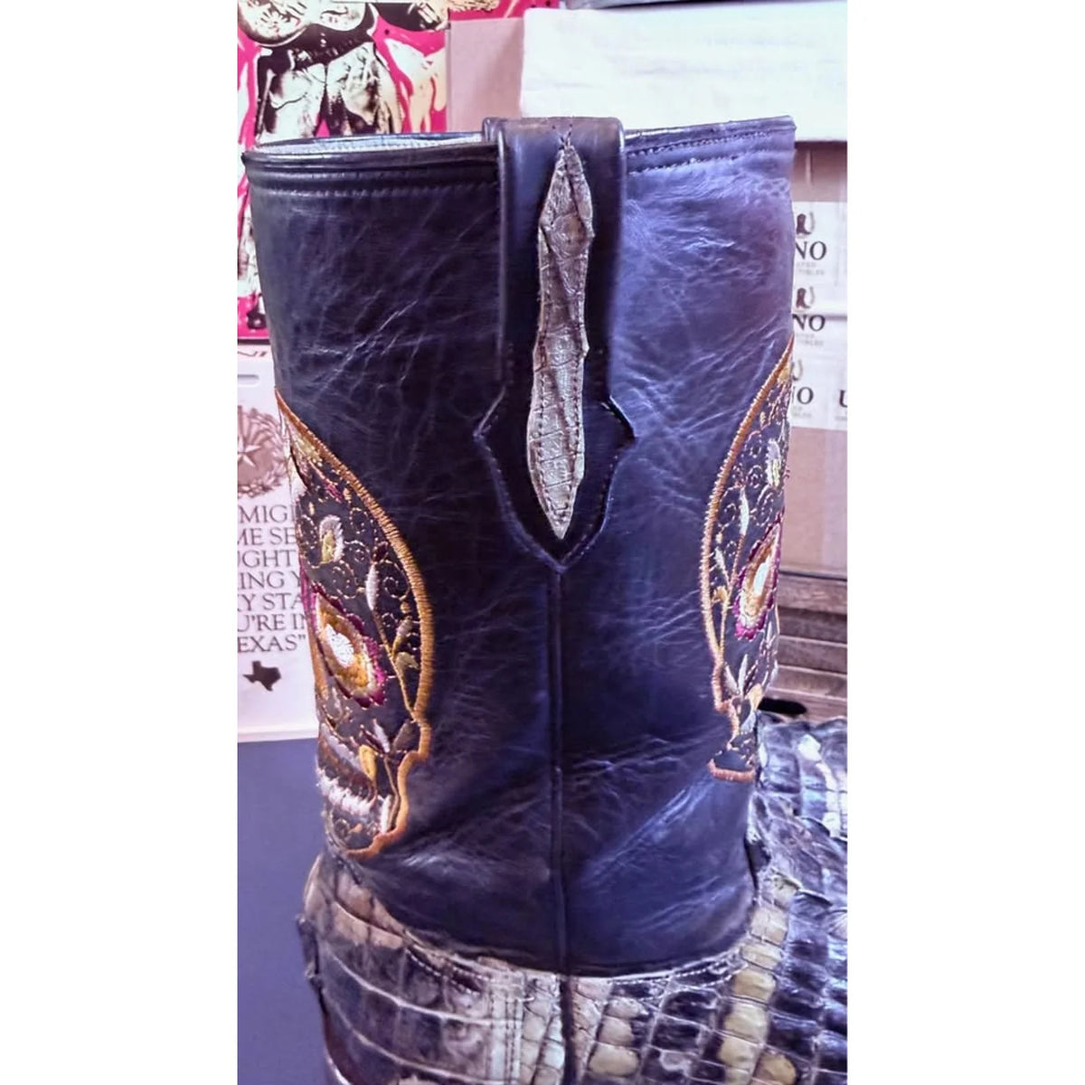 🐊Natural American Alligator Tail Boots – Size 12D 🐊I - Image 9