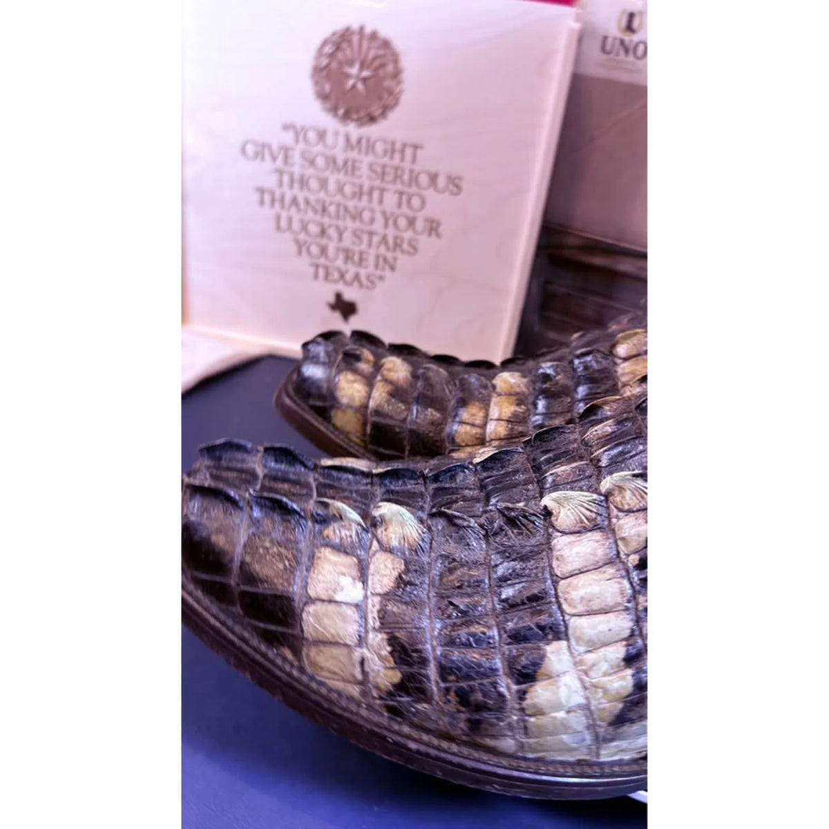 🐊Natural American Alligator Tail Boots – Size 12D 🐊I - Image 10