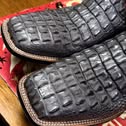 🐊VACCARI HANDMADE CAIMAN HORNBACK “BIG CHIEF” BOOTS — SIZE 11 D - Image 1
