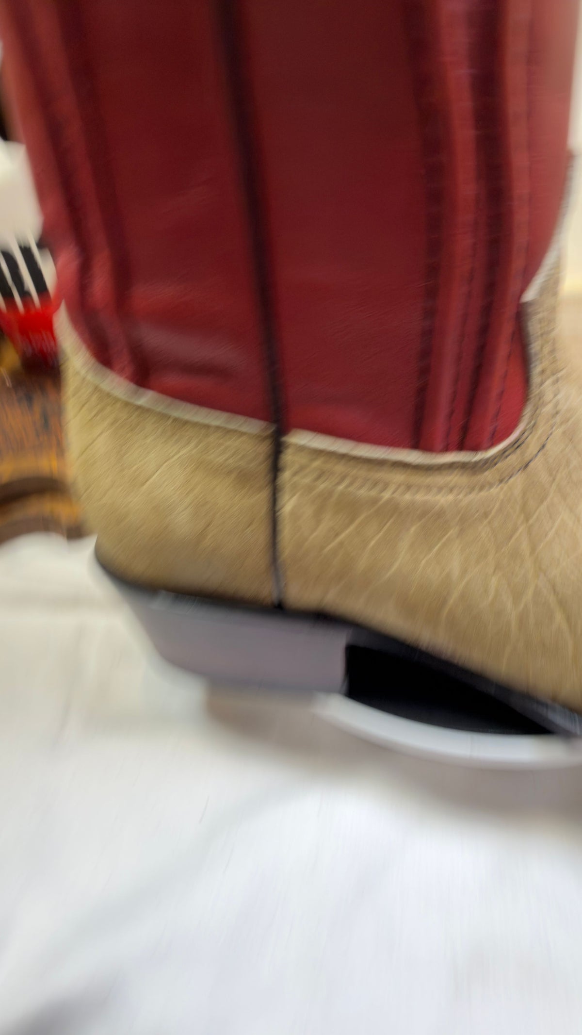 Genuine Hippopotamus Leather Cowboy Boots — Red Shaft — Handmade El Paso, TX — UNO Curated — 11.5 - Image 10