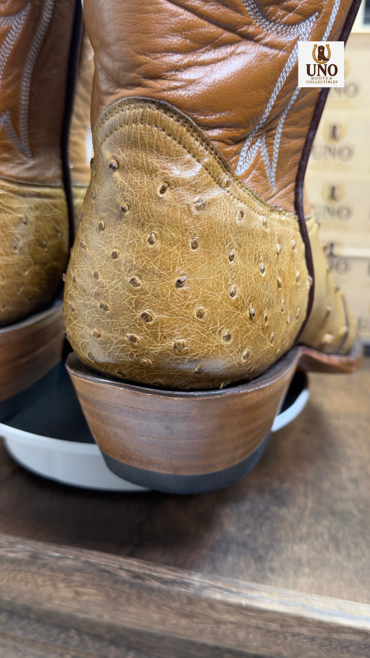 Full Quill Ostrich Wingtip Boots + Matching Belt Buttercup Snip Toe Men's 11.5E