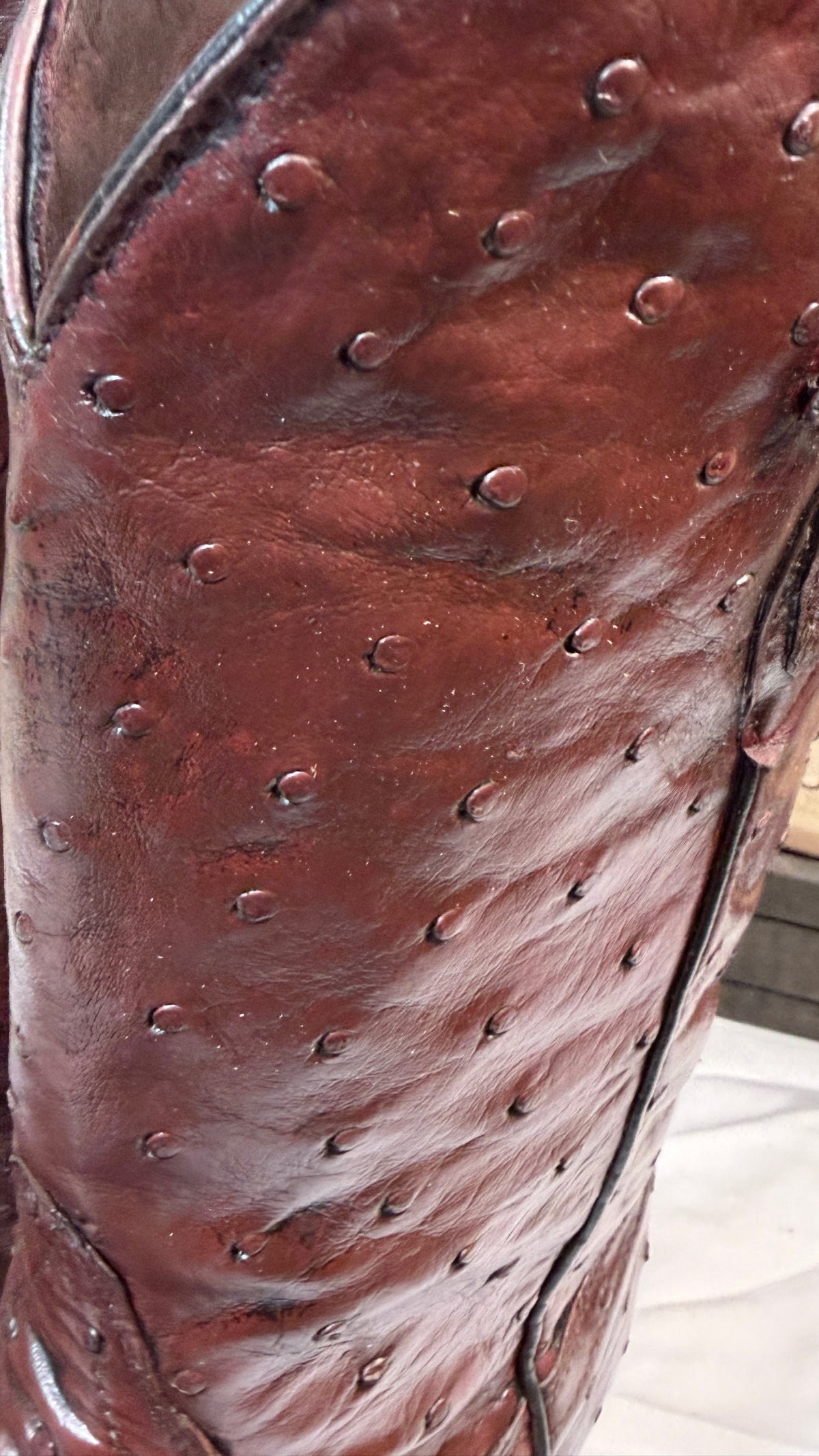 Full Quill Ostrich Boots — Handmade El Paso, TX — Size 11.5 D - Image 12
