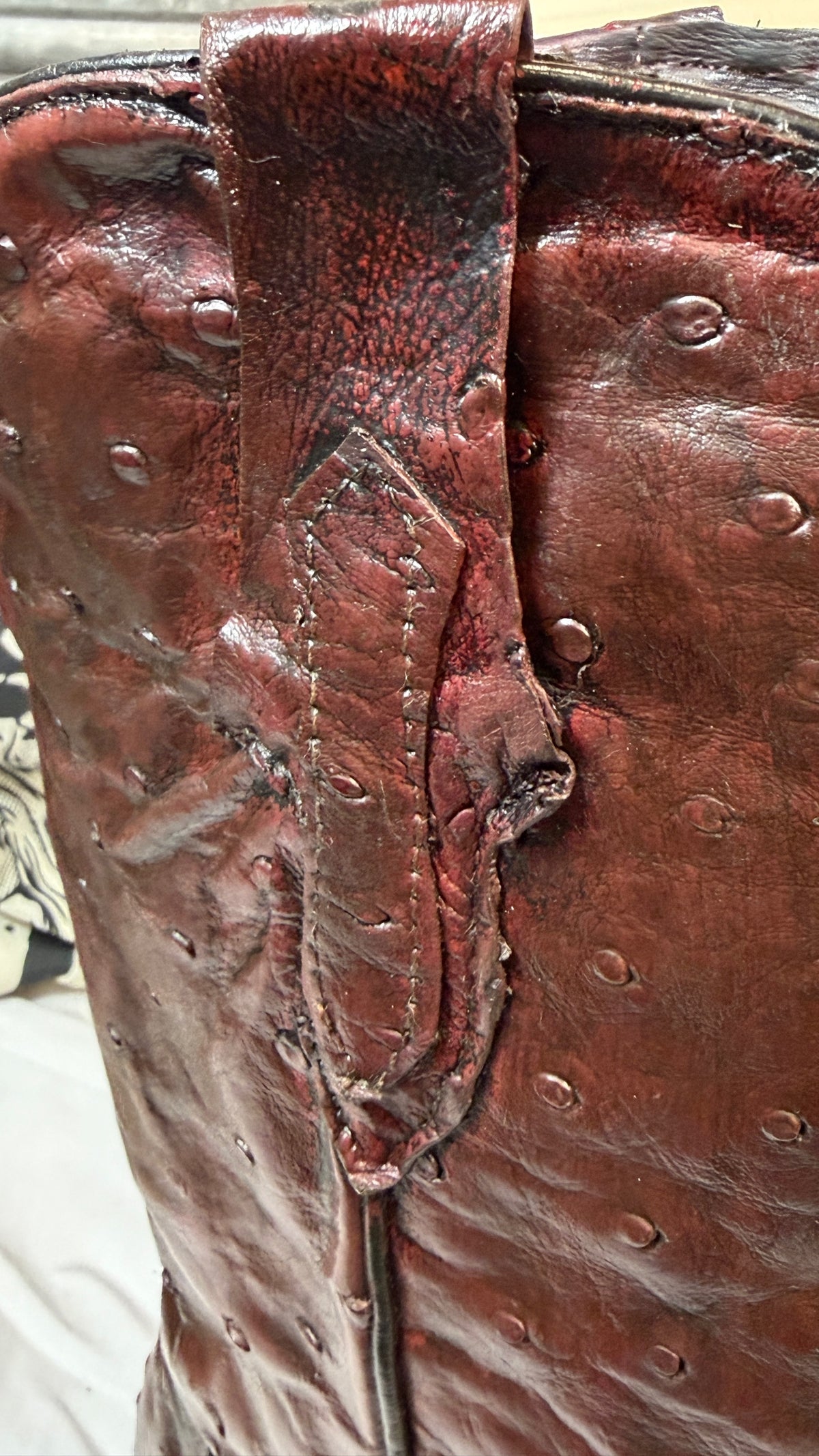 Full Quill Ostrich Boots — Handmade El Paso, TX — Size 11.5 D - Image 14