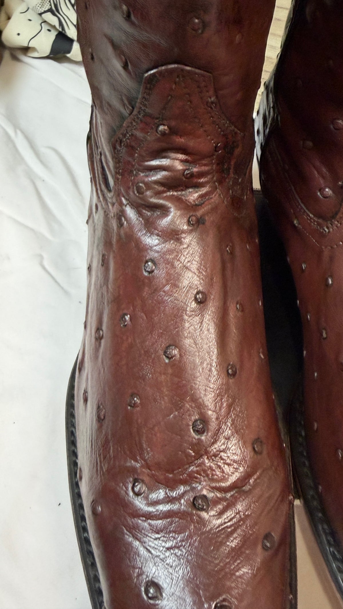 Full Quill Ostrich Boots — Handmade El Paso, TX — Size 11.5 D - Image 15