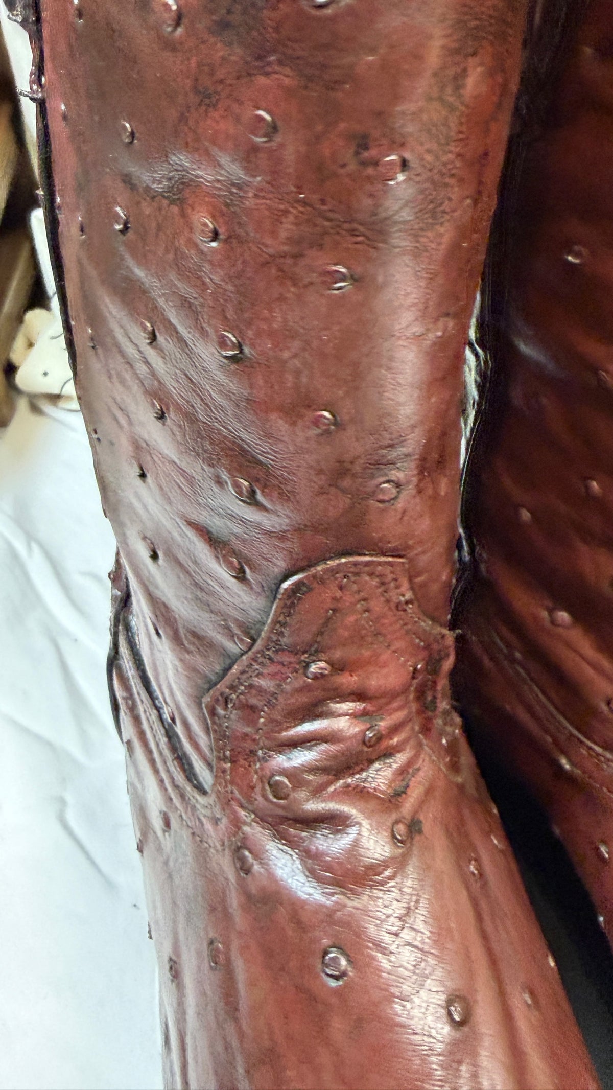 Full Quill Ostrich Boots — Handmade El Paso, TX — Size 11.5 D - Image 16