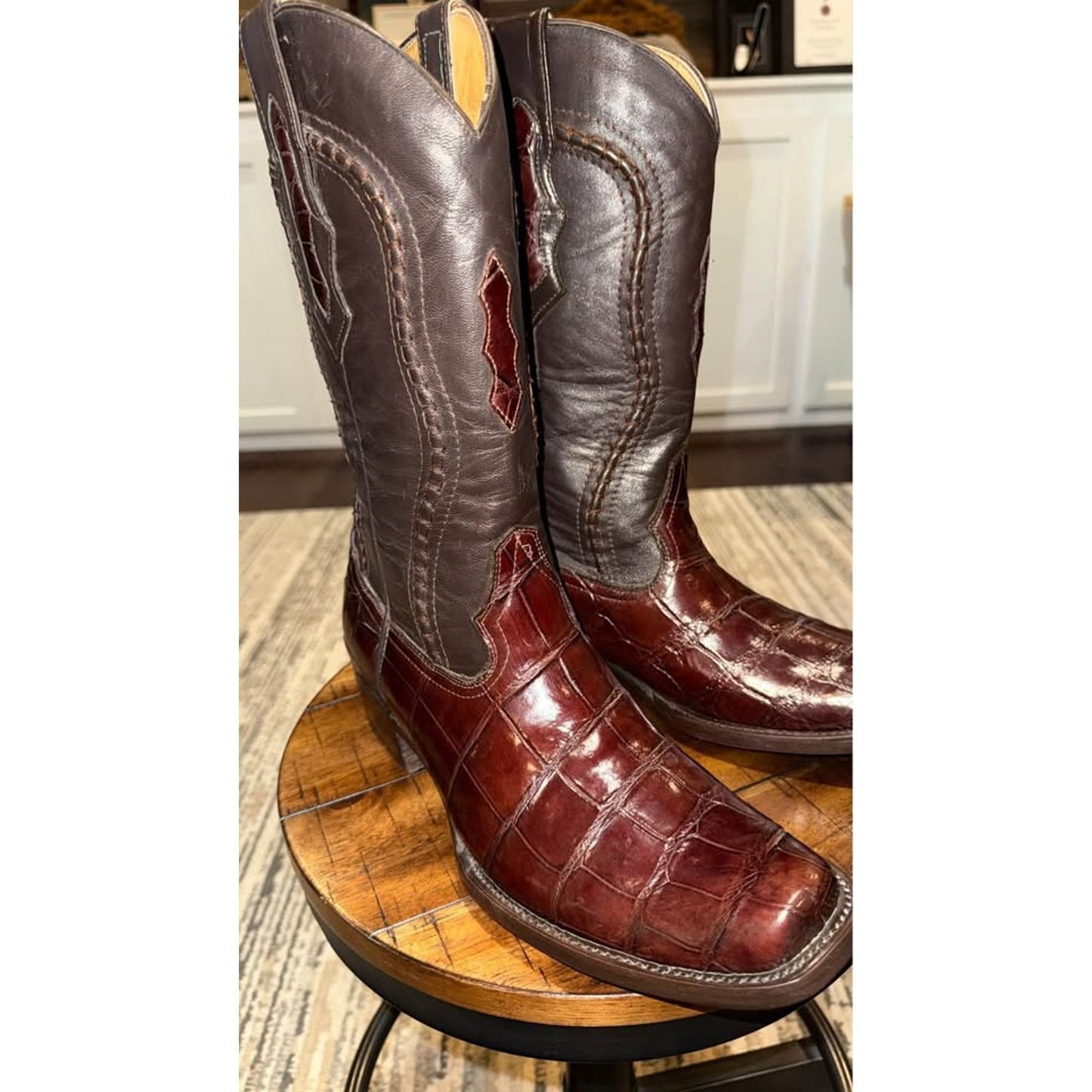Alligator Boots-Big Scales-10.5D