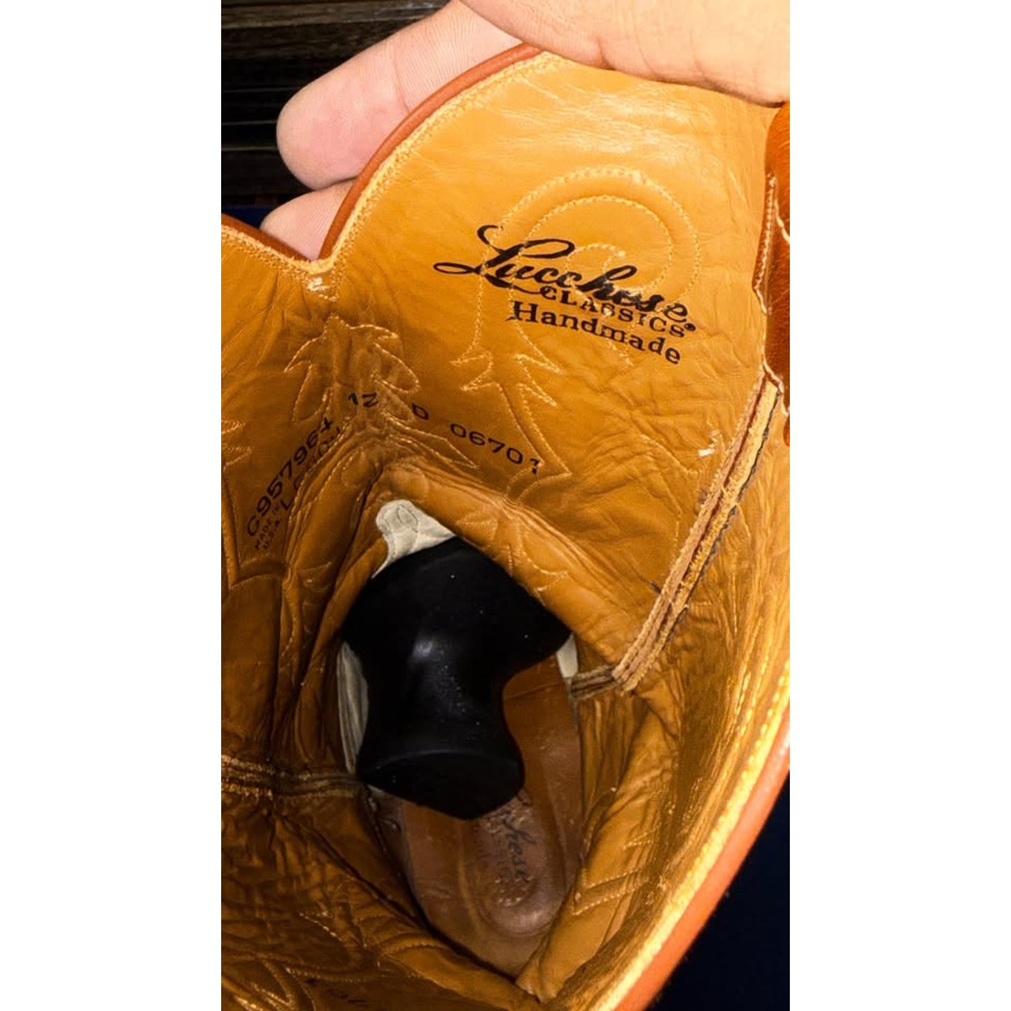 Lucchese Handmade Ostrich 12D