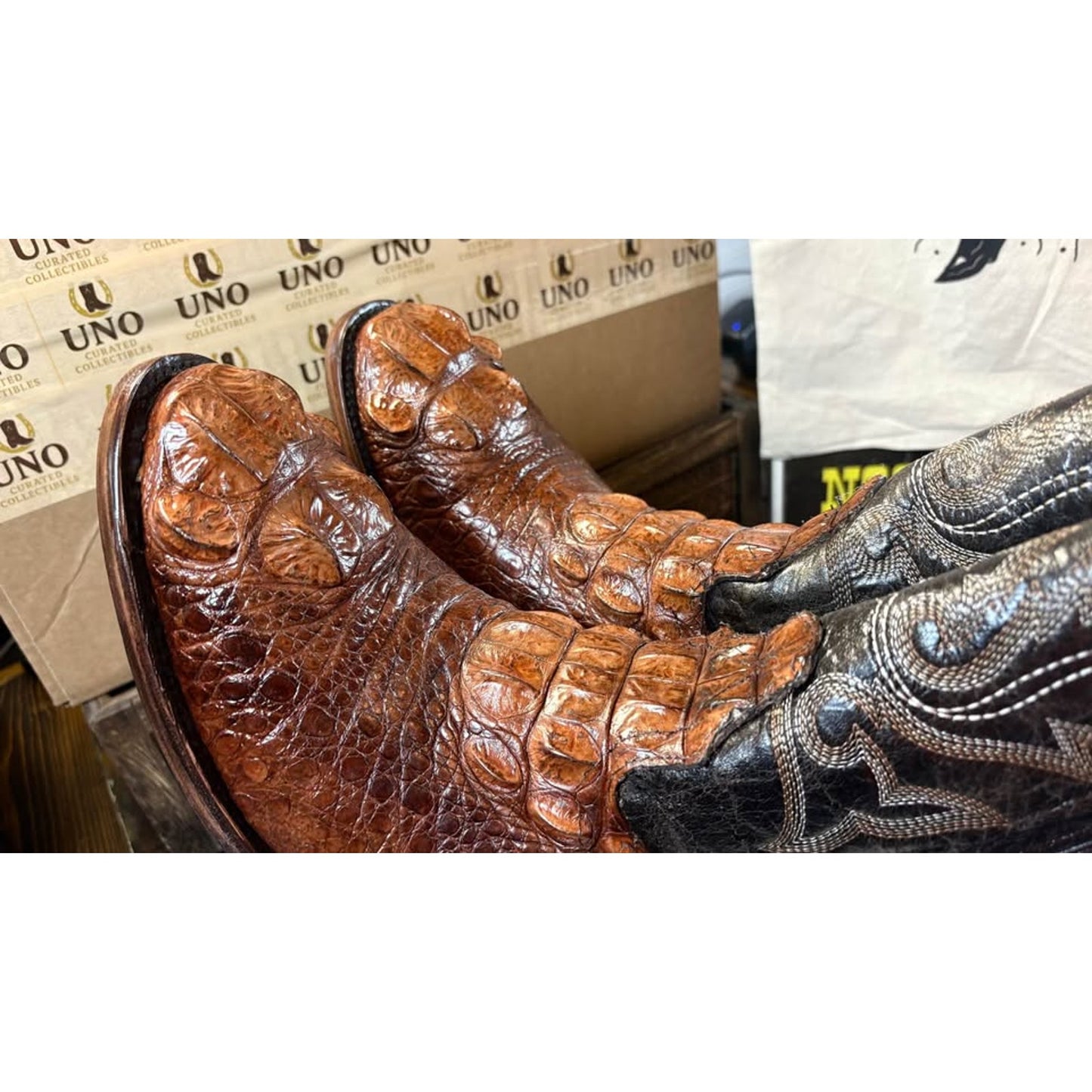 🔥Vintage Crocodile Boots – 11.5D Premium Exotic – Great Condition! 🔥