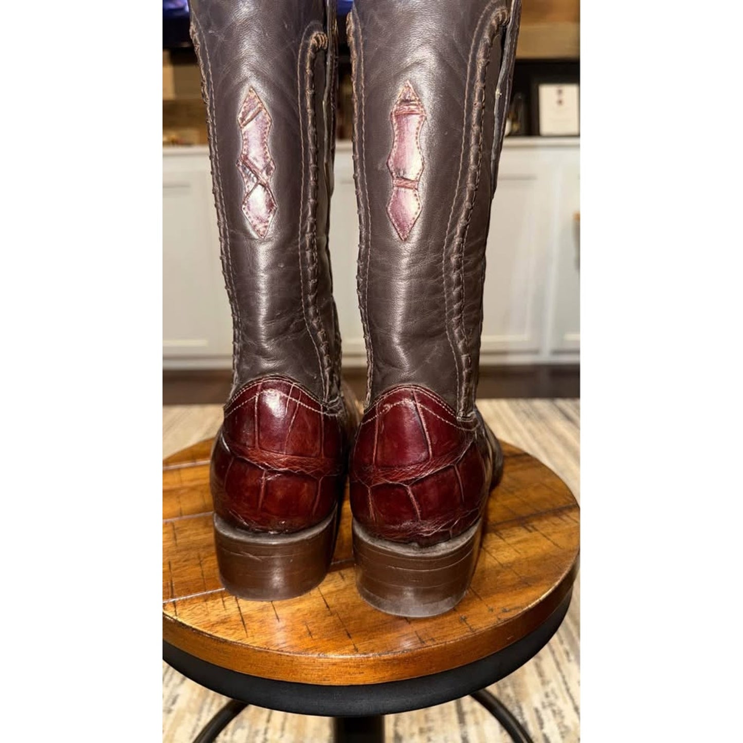 Alligator Boots-Big Scales-10.5D