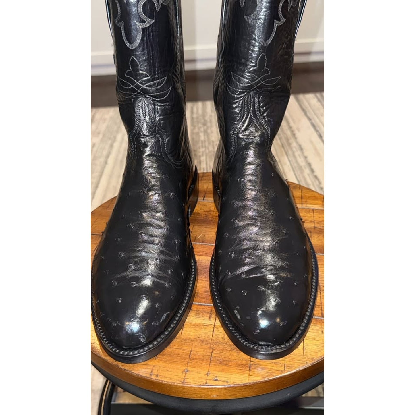 Lucchese Handmade Classics Full Quill Ostrich -11D