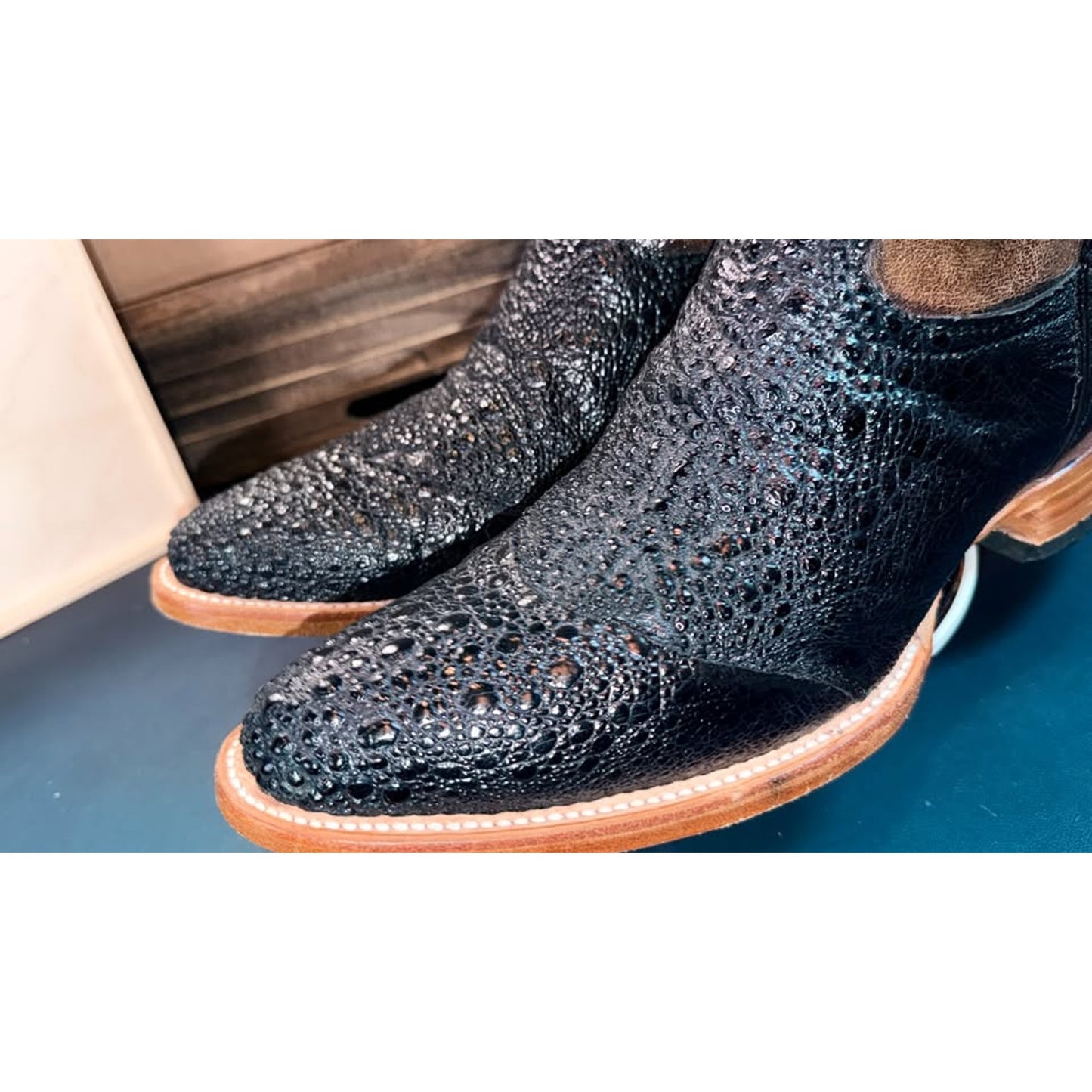 🐸 African Bullfrog Exotic Western Boots - 12