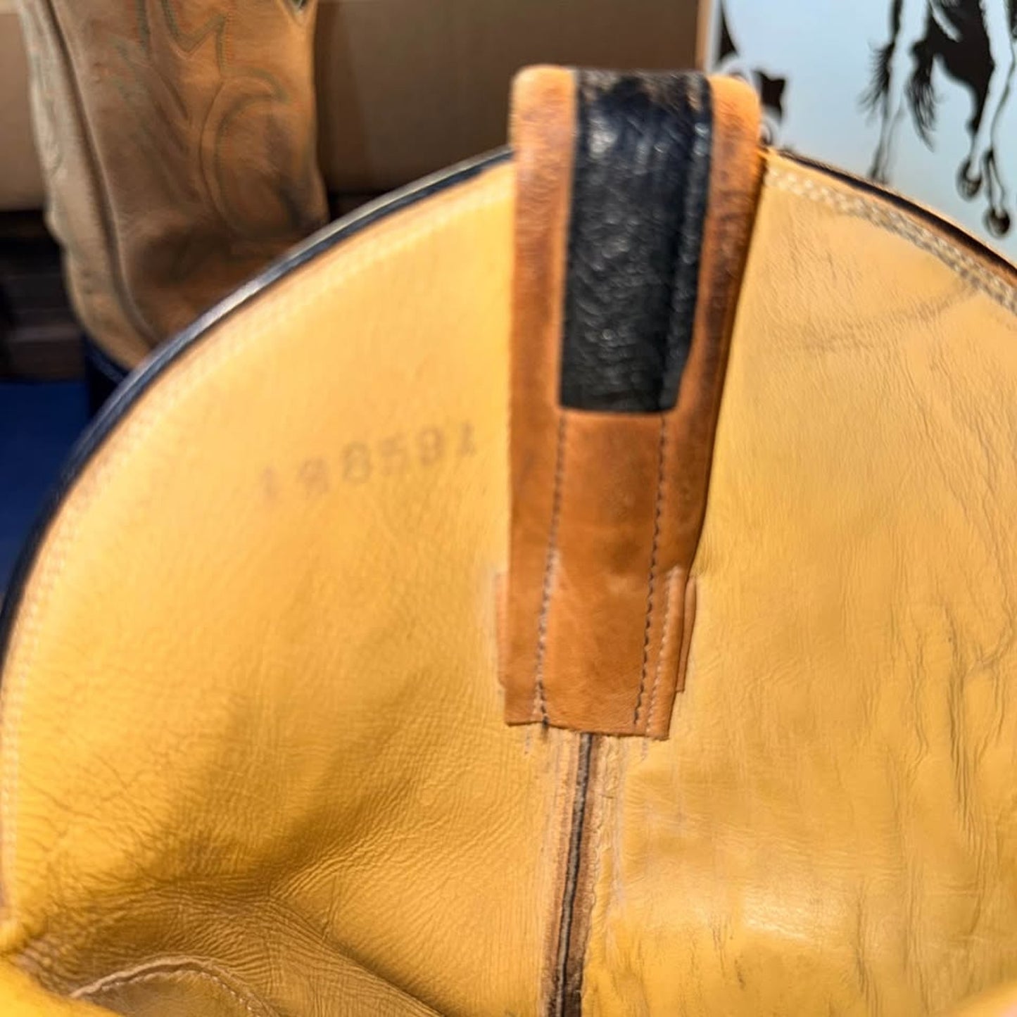 Ostrich Boots - handmade boots in El Paso- 11.5