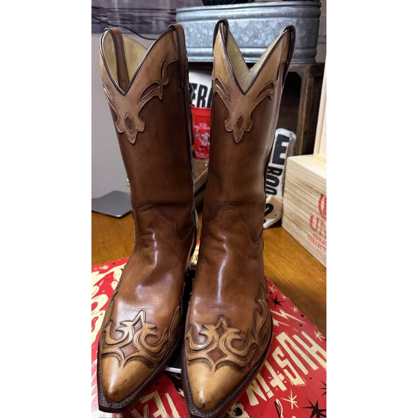🇪🇸 TONY MORA HANDCRAFTED WESTERN BOOTS — SIZE 11.5D