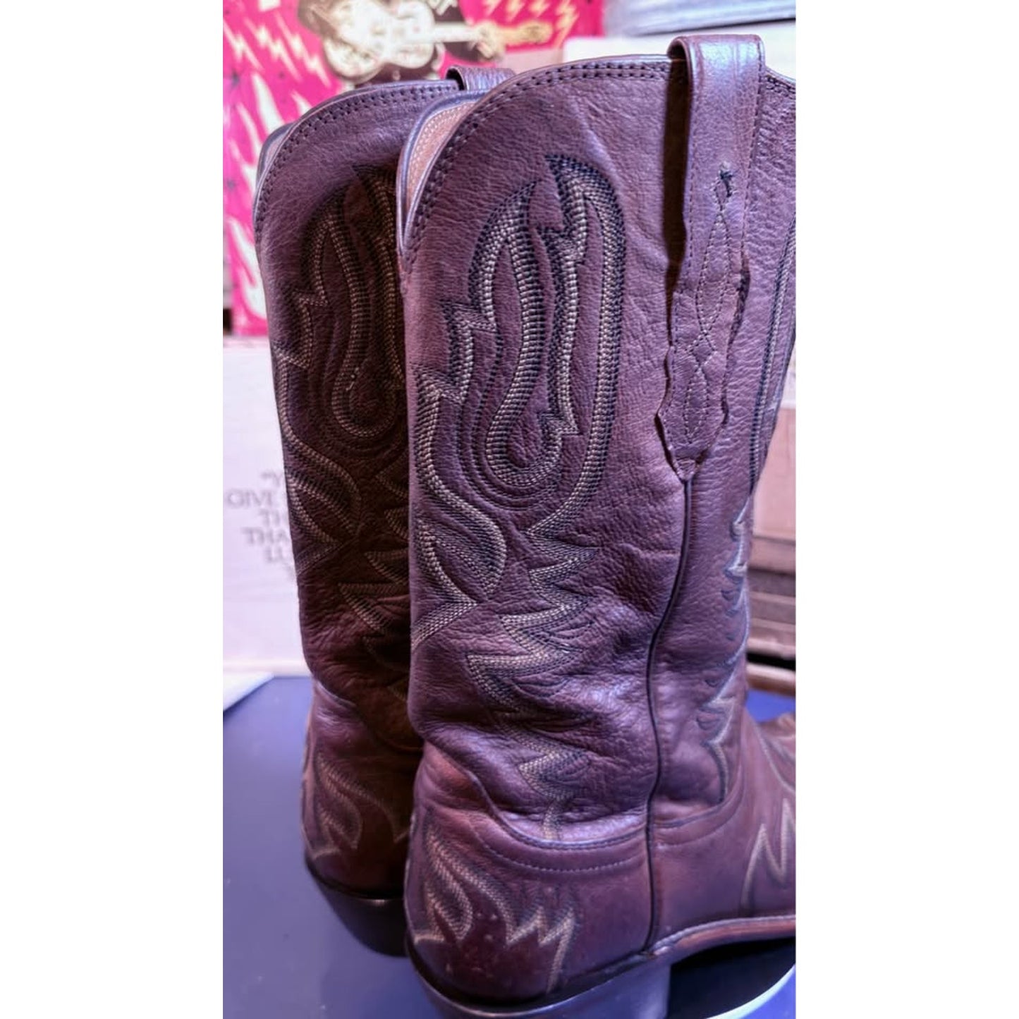 Lucchese Handmade Leather Boots – Size 11.5 🤠