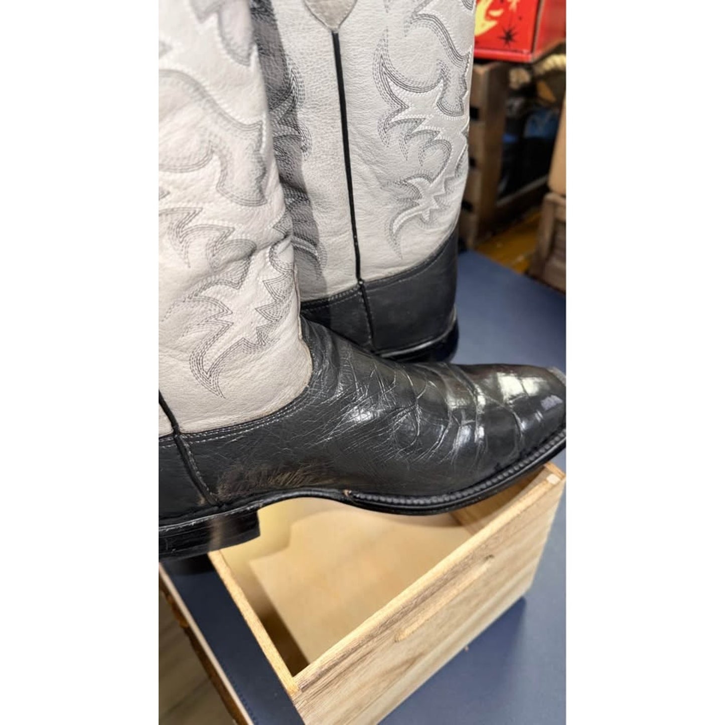 Handmade Exotic 🐢🐢Cowboy Boots – Size 11.5