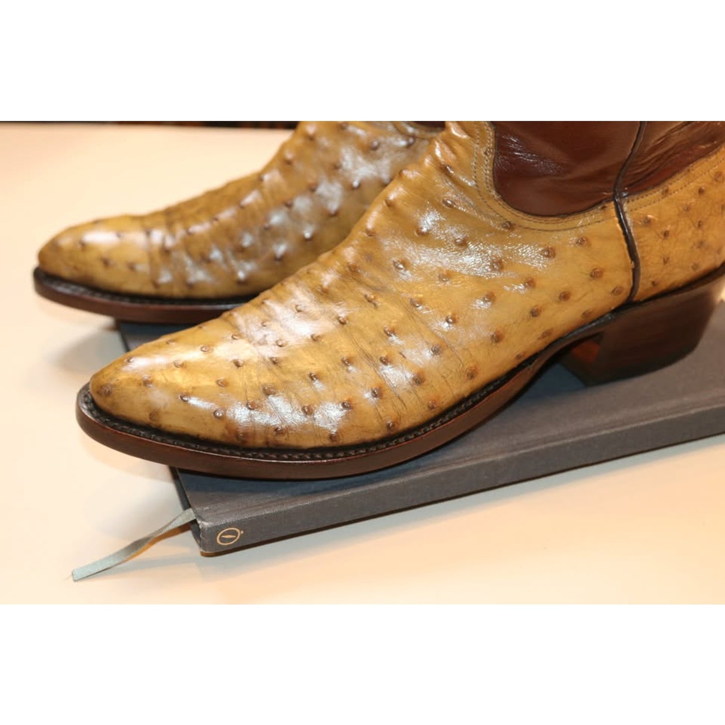 Lucchese Handmade Classic Ostrich Boots -10