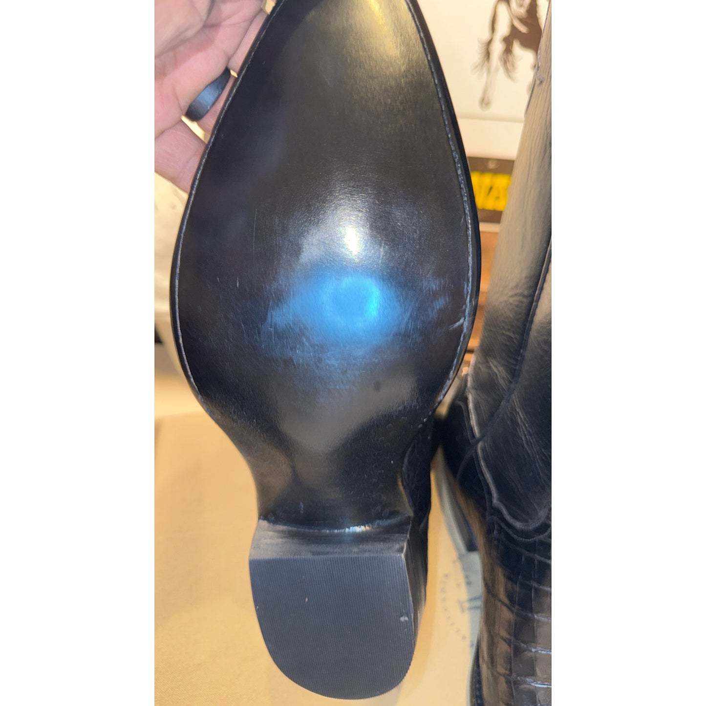 NEW-Handmade Custom Caiman Boots by Francisco Mendoza-11.5