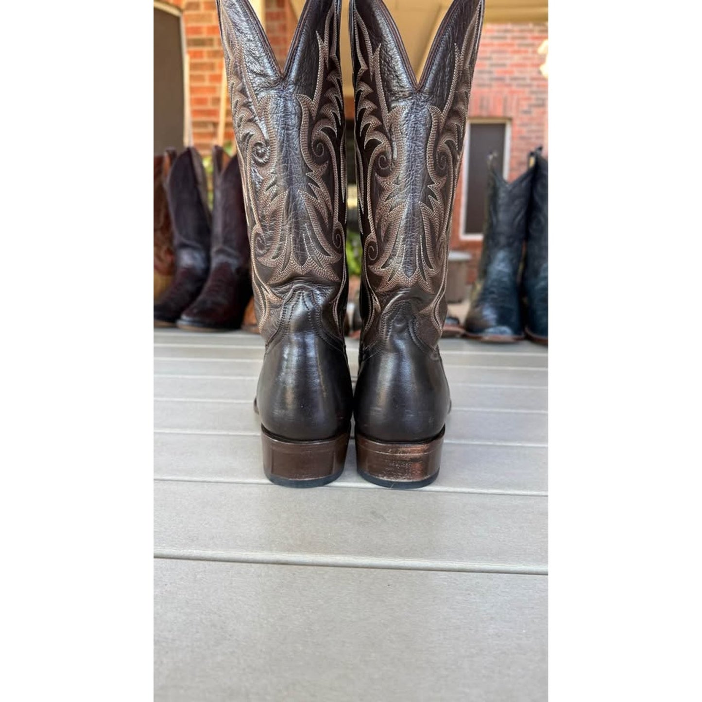 ML Leddy Vaquero Cowboy Boots -12