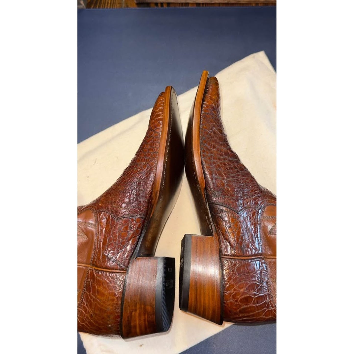 Justin Pre-Ban Sea Turtle Boots | Collector Grade | Size 10.5D | New Soles