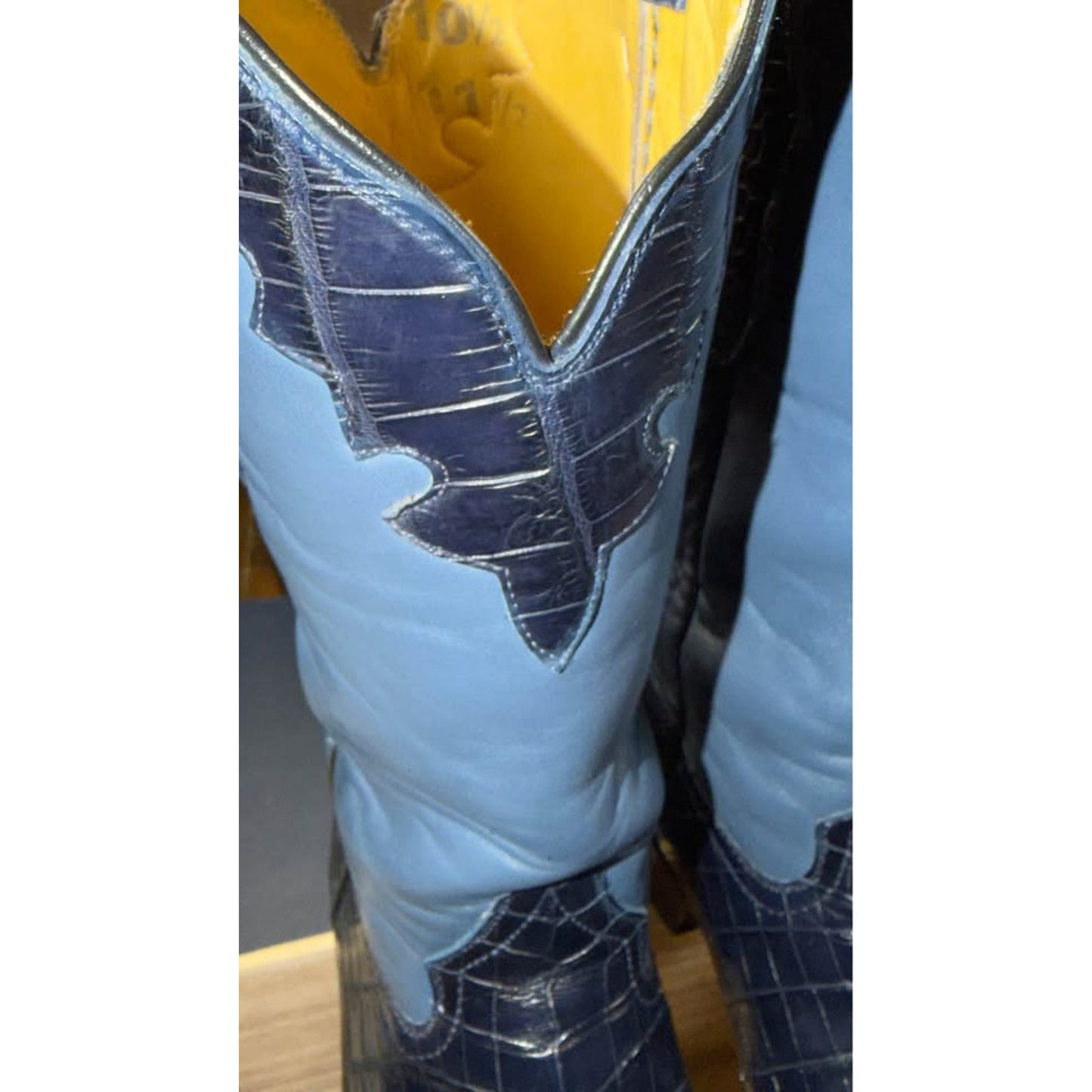 Collector-Grade Custom Handmade Nile Crocodile Boots – Size 11.5