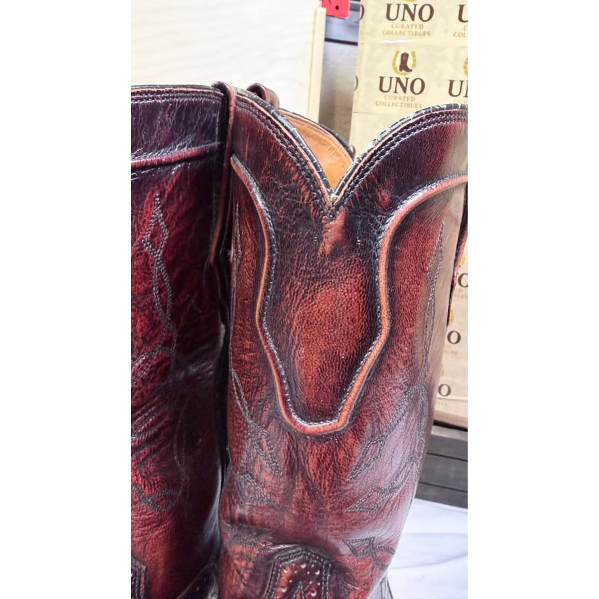 El Dorado Handmade Boots — Oxblood — Size 10 D — Excellent Condition