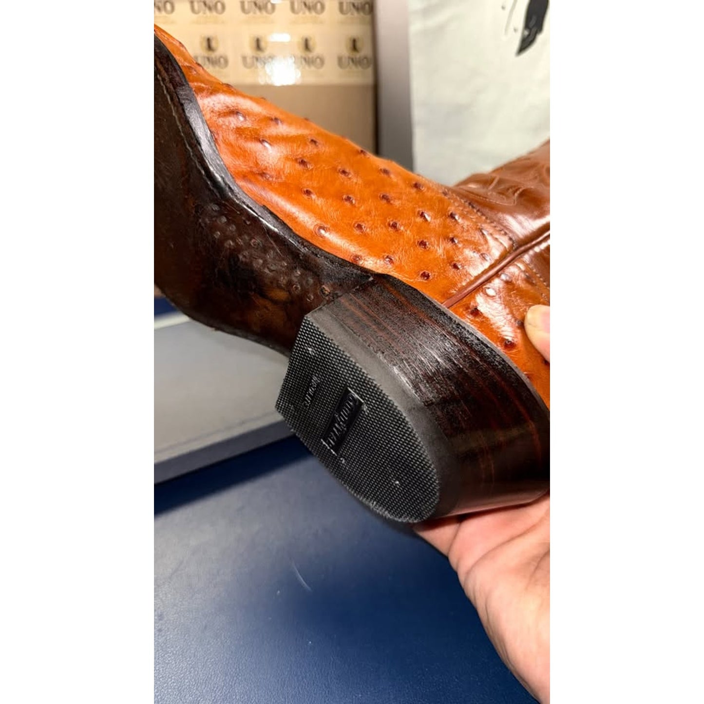 Lucchese Handmade Ostrich 12D