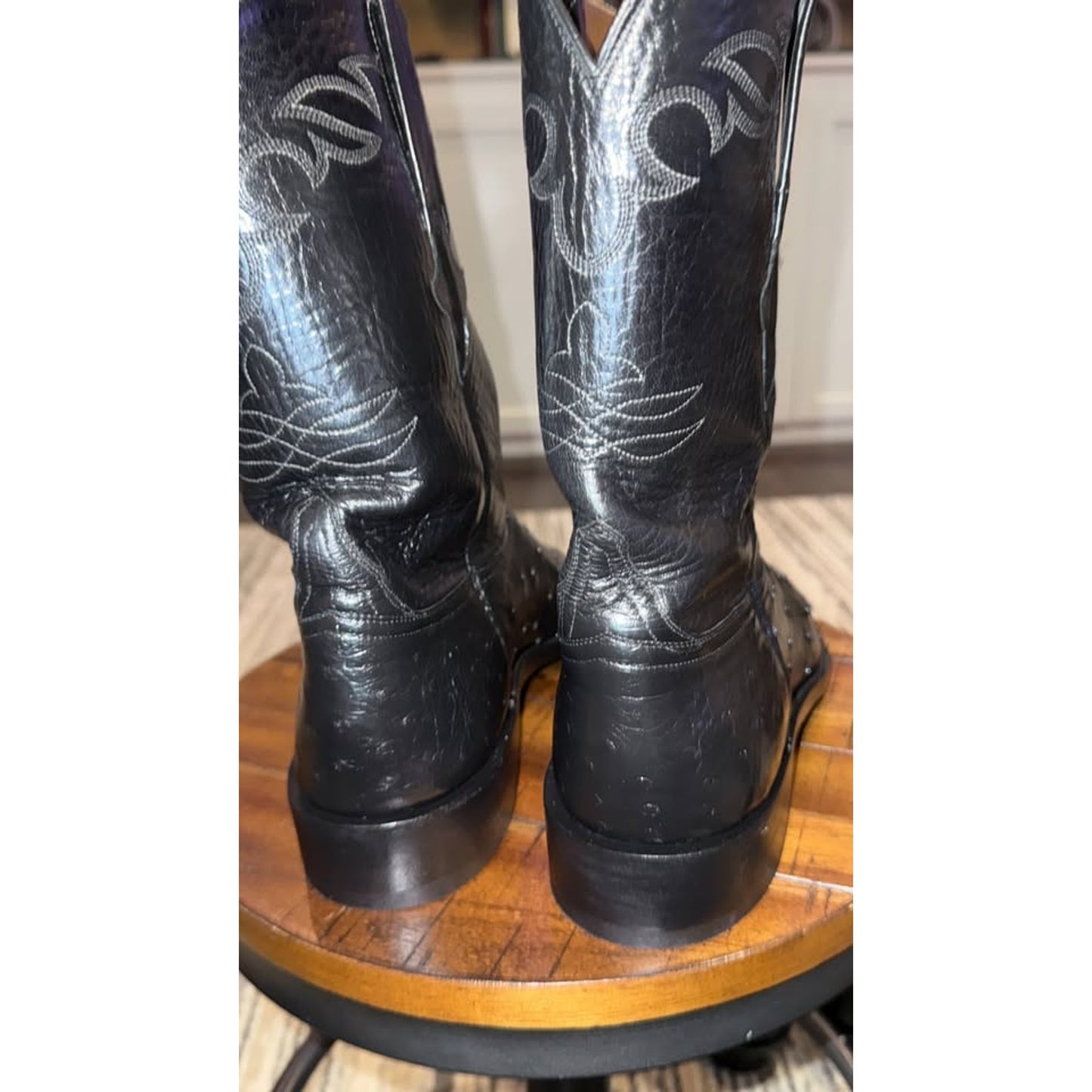 Lucchese Handmade Classics Full Quill Ostrich -11D