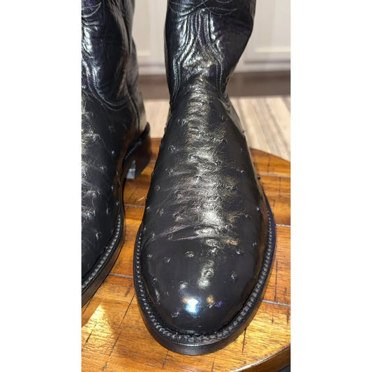 Lucchese Handmade Classics Full Quill Ostrich -11D