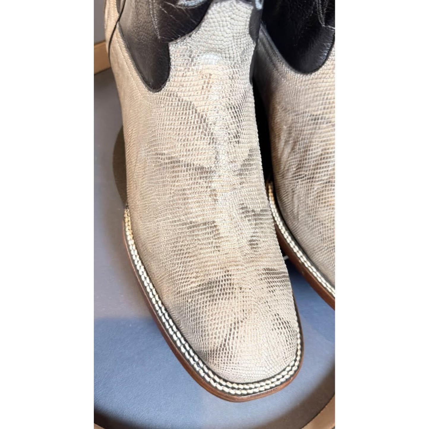 Handmade Iguana Boots + Matching Belt 🔥
Size 11.5–12 | Brand New | Exotic Western Boots