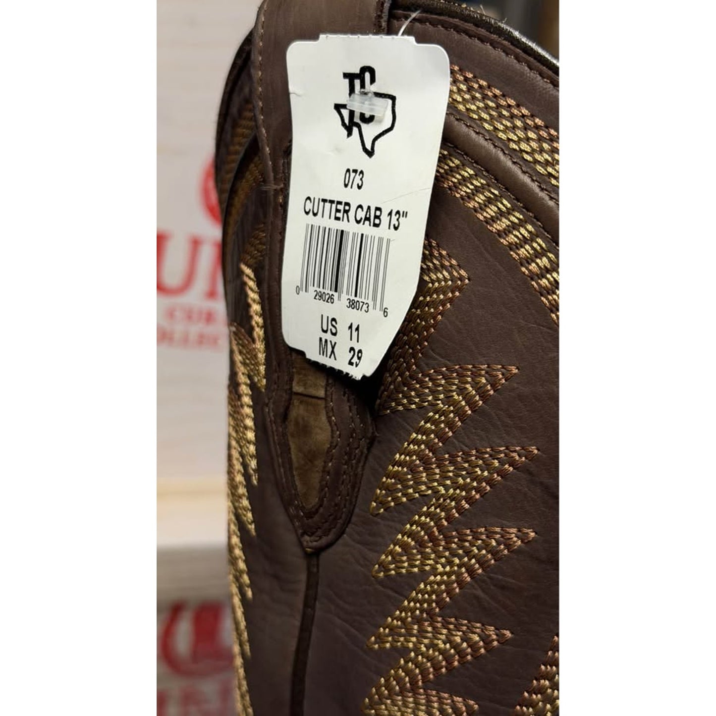 🐊TEXAS COUNTRY “CUTTER CAB” SUEDED ALLIGATOR TAIL BOOTS — DARK CHOCOLATE | SIZE 11 | BRAND NEW
