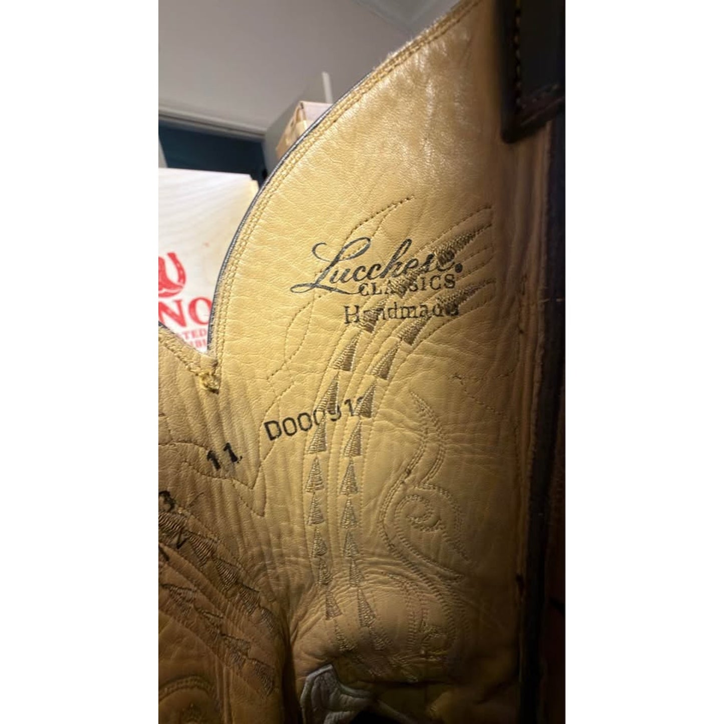 🐧LUCCHESE CLASSICS HANDMADE FULL QUILL OSTRICH BOOTS — DARK CHOCOLATE | SIZE 11 | MADE IN USA