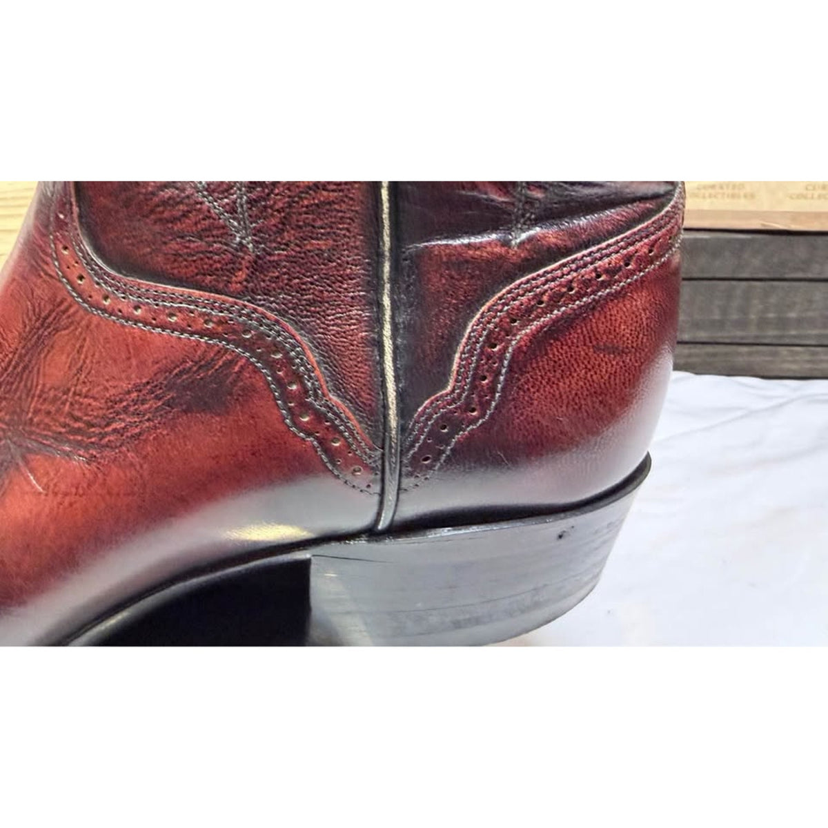 El Dorado Handmade Boots — Oxblood — Size 10 D — Excellent Condition