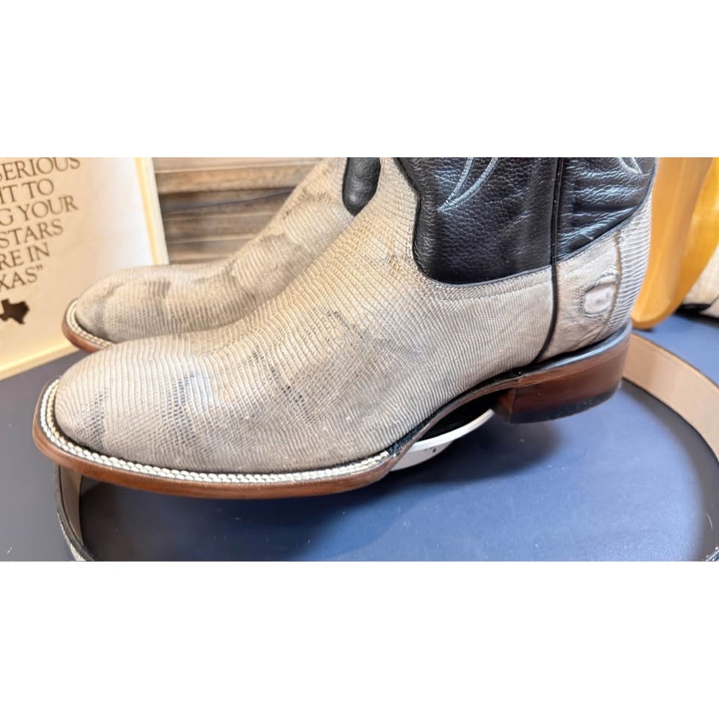 Handmade Iguana Boots + Matching Belt 🔥
Size 11.5–12 | Brand New | Exotic Western Boots