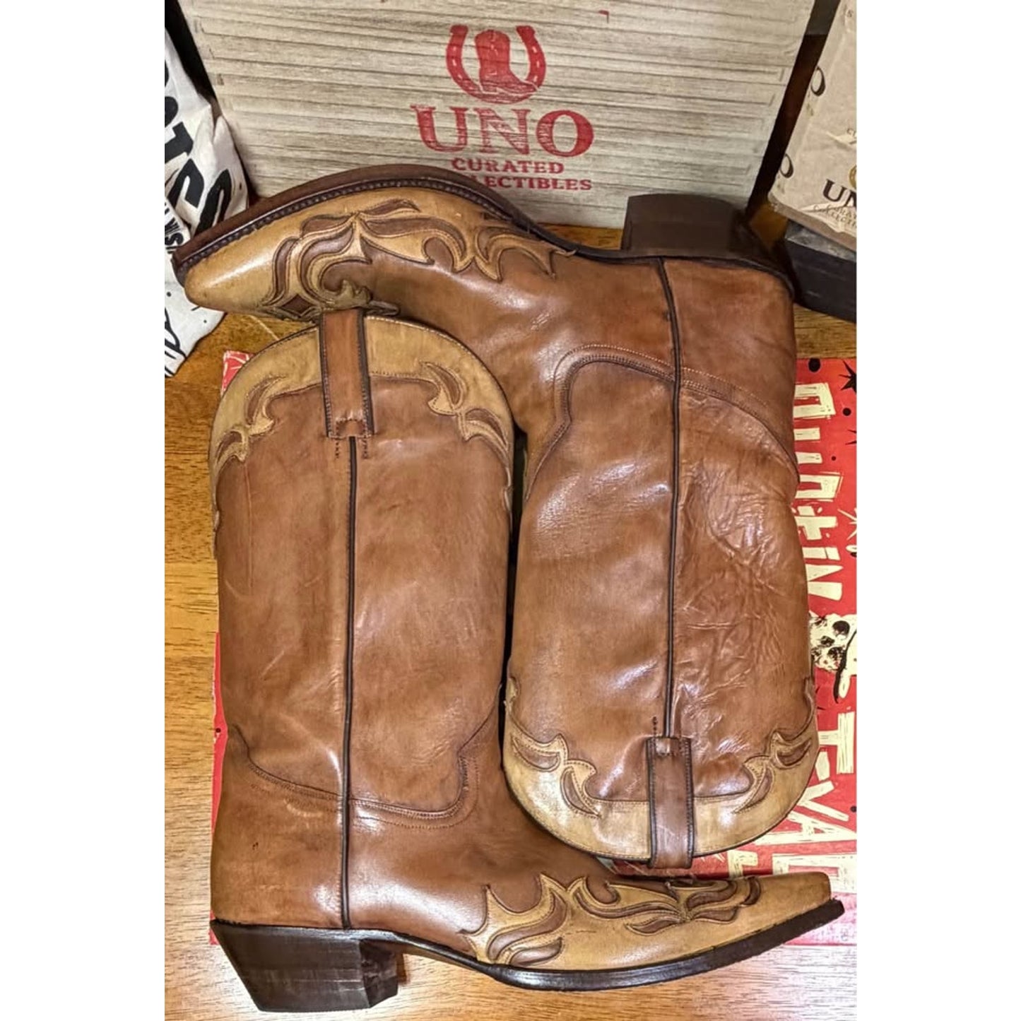 🇪🇸 TONY MORA HANDCRAFTED WESTERN BOOTS — SIZE 11.5D