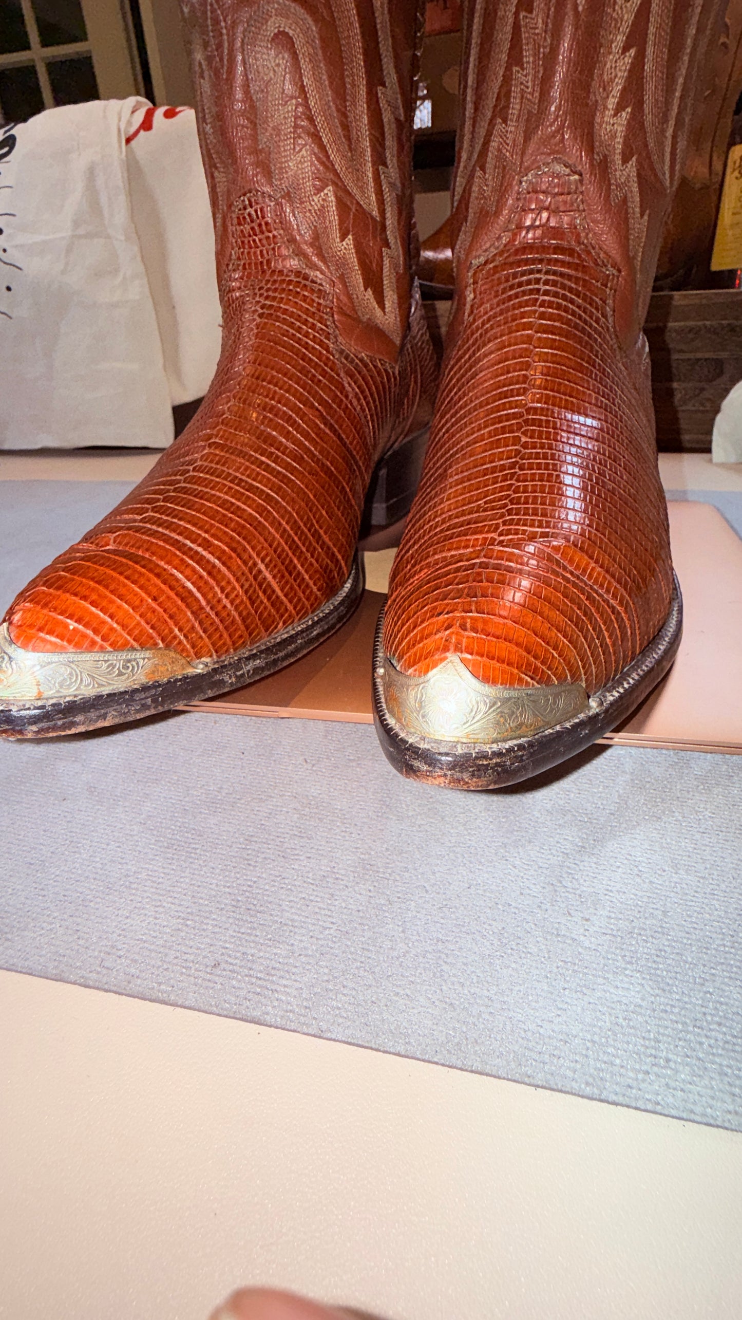 Vintage Panhandle Slim Lizard Boots-11.5