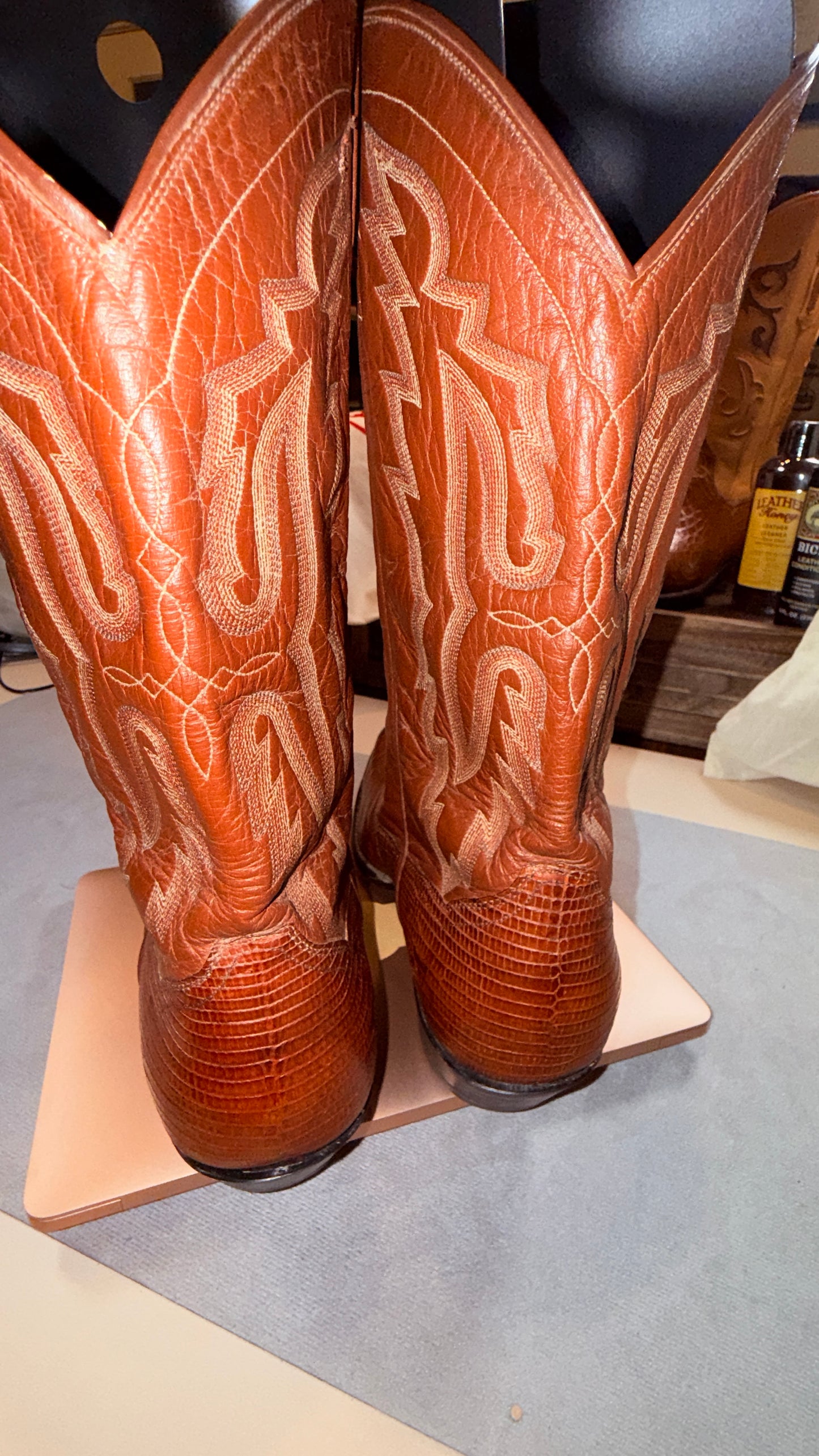 Vintage Panhandle Slim Lizard Boots-11.5