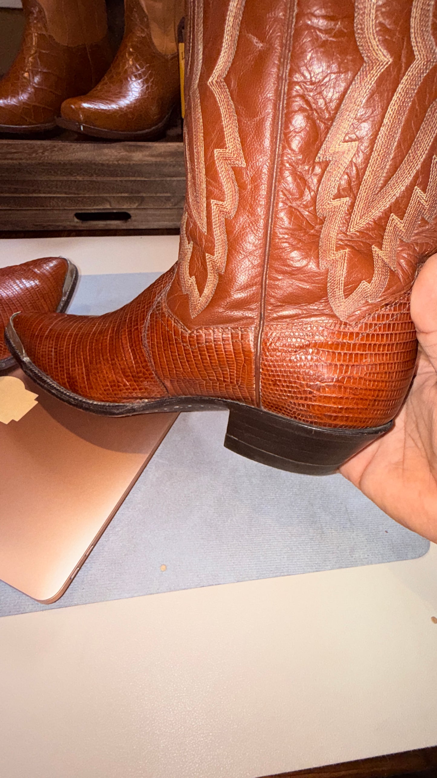 Vintage Panhandle Slim Lizard Boots-11.5