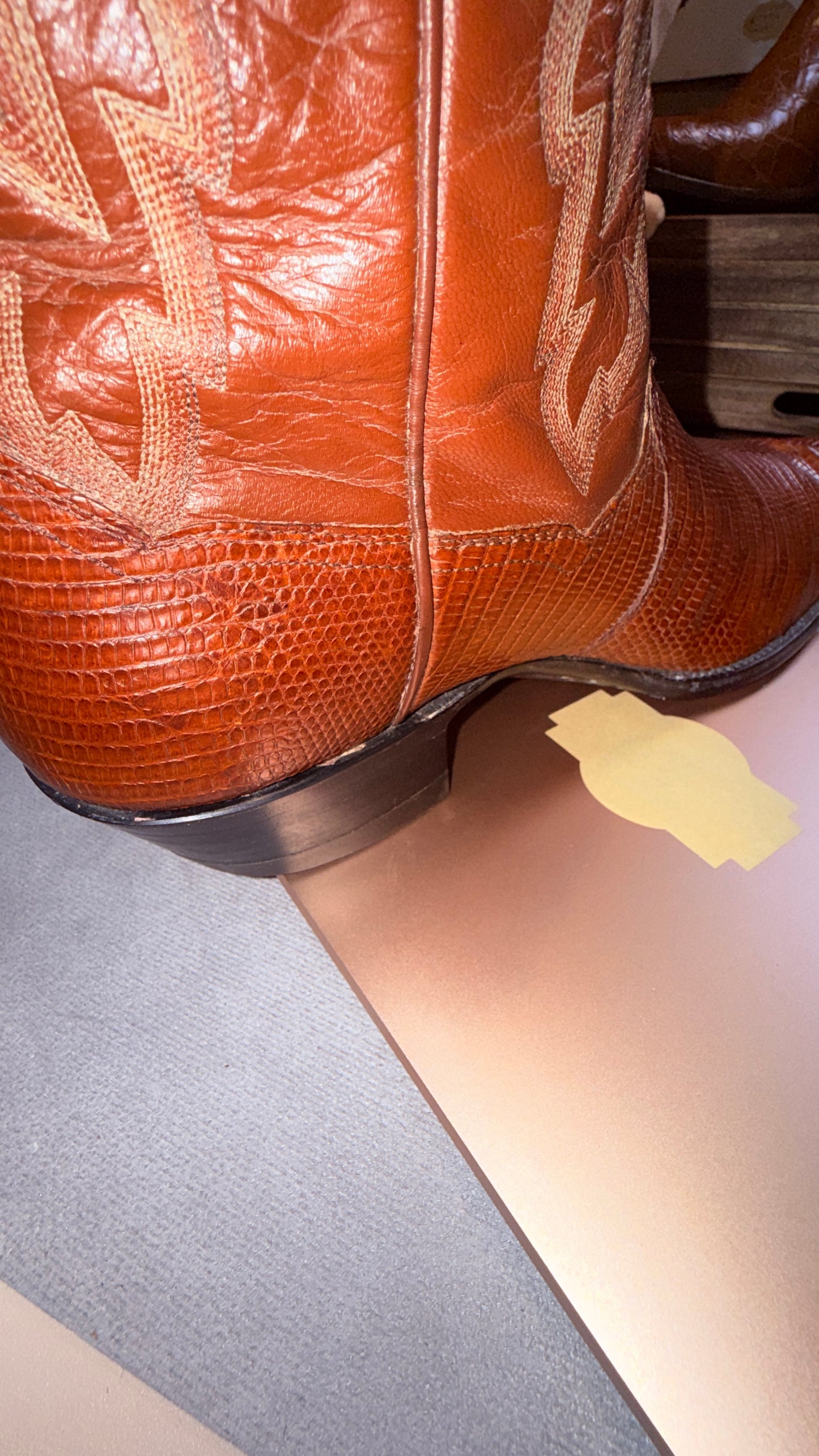 Vintage Panhandle Slim Lizard Boots-11.5