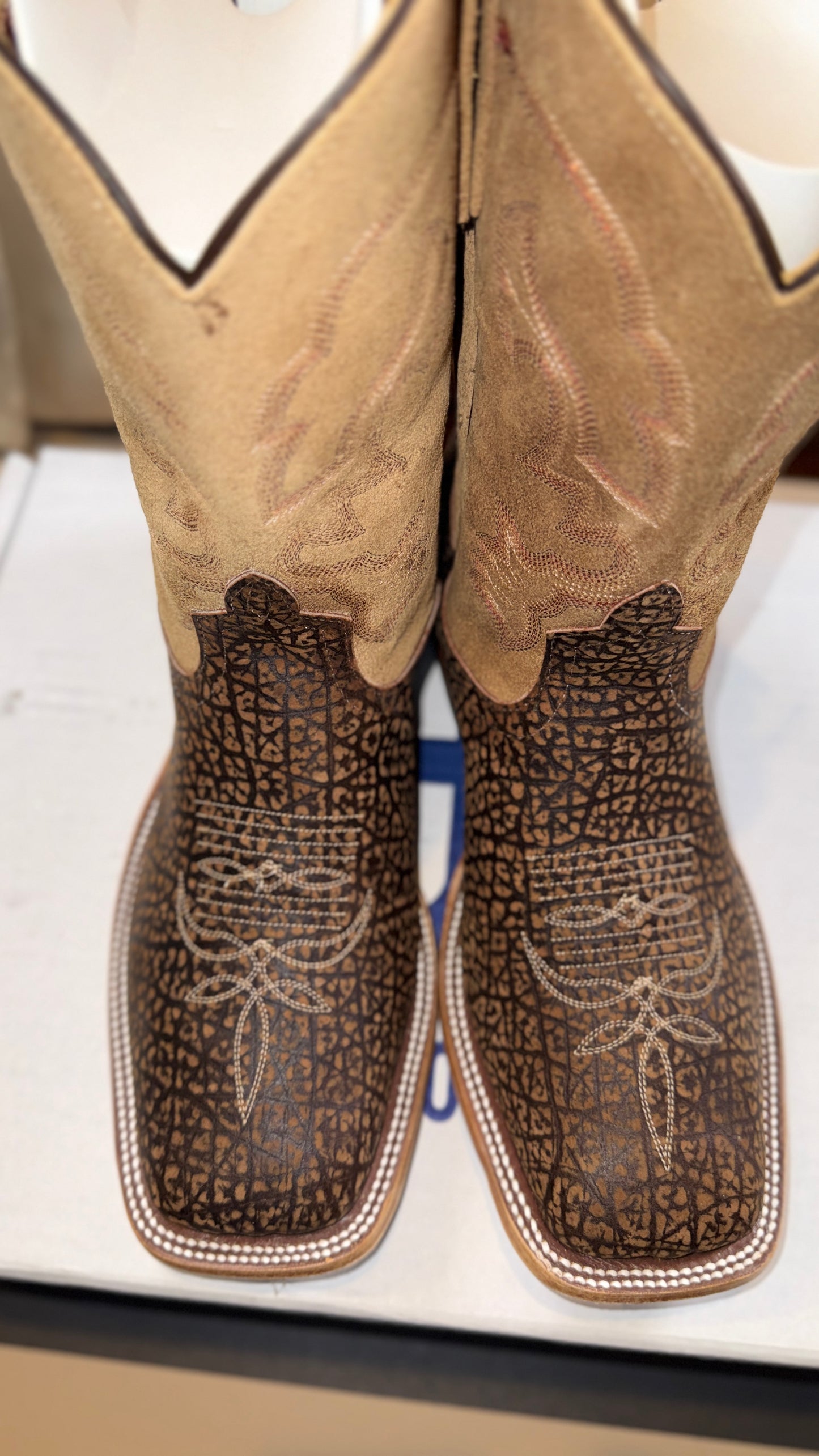 NEW-Handmade Hippo Boots-Anderson Bean-10.5E