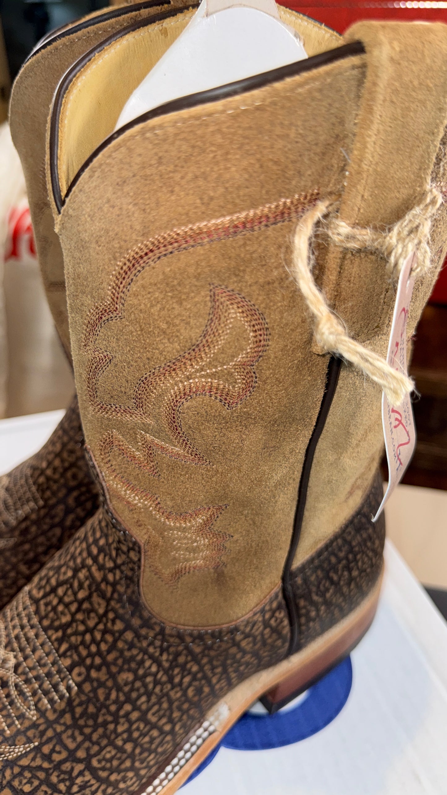 NEW-Handmade Hippo Boots-Anderson Bean-10.5E